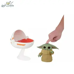 عروسک بیبی یودا رباتیک با کالسکه Star Wars