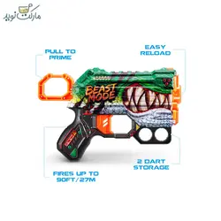 تفنگ بازی ایکس شات Menace Beast out سری Skins