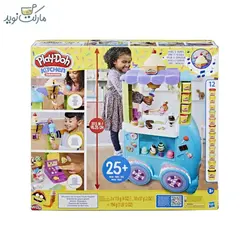 ست خمیر بازی Play Doh مدل ماشین بستنی فروشی