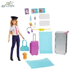 ست بازی هواپیما عروسکی باربی