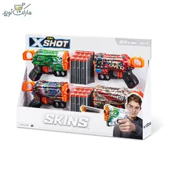 تفنگ ۴ تایی ایکس شات Menace سری Skins
