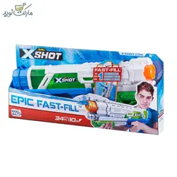 تفنگ بازی آبپاش ایکس شات مدل Epic Fast Fill