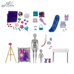 عروسک جادويی Surprise Party آبی با 50 سورپرايز