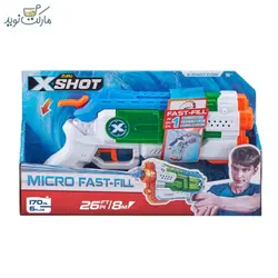 تفنگ بازی آبپاش ایکس شات مدل Micro Fast Fill