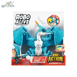 دایناسور پتروداکتیل رباتیک آبی روبو الایو سری Dino Action