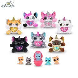 عروسک رینبوکورنز سورپرایزی سری Kittycorn با شاخ و گوش سبز