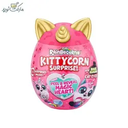عروسک رینبوکورنز سورپرایزی سری Kittycorn با شاخ و گوش طلایی