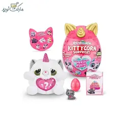 عروسک رینبوکورنز سورپرایزی سری Kittycorn با شاخ و گوش طلایی