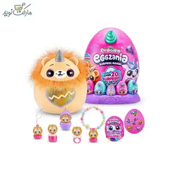 عروسک رینبوکورنز سورپرایزی سری Eggzania با شاخ سبز