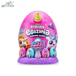 عروسک رینبوکورنز سورپرایزی سری Eggzania با شاخ طلایی