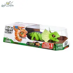عروسک مارمولک رباتیک روبو الایو رنگ سبز