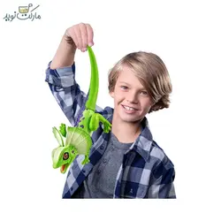 عروسک مارمولک رباتیک روبو الایو رنگ سبز