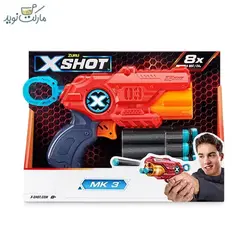 تفنگ بازی ایکس شات مدل MK3 قرمز