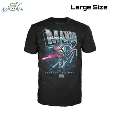 تیشرت مندلورین مشکی فانکو پاپ سایز L