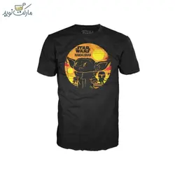 تیشرت بیبی یودا مشکی فانکو پاپ سایز XL