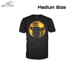 تیشرت بیبی یودا مشکی فانکو پاپ سایز M