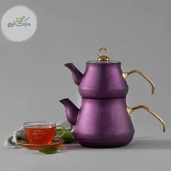 ست کتری و قوری کاراجا مدل Bio Granit Midi بنفش