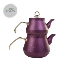 ست کتری و قوری کاراجا مدل Bio Granit Midi بنفش