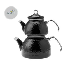 ست کتری و قوری کاراجا مدل Kristal مشکی