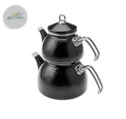ست کتری و قوری کاراجا مدل Kristal مشکی