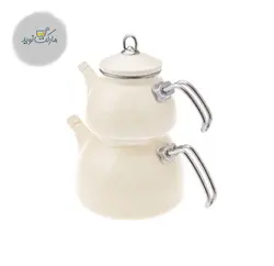 ست کتری و قوری کاراجا مدل Kristal شیری