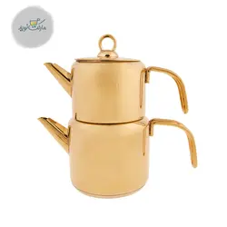 ست کتری و قوری امسان مدل Miras گلد
