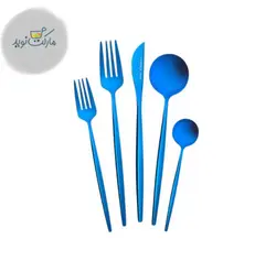 سرویس قاشق چنگال کاراجا ۶ نفره Orion آبی