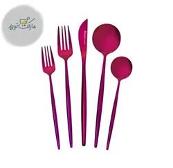 سرویس قاشق چنگال کاراجا ۶ نفره Orion بنفش