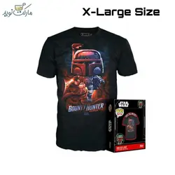 تیشرت بوبافت مشکی فانکو پاپ سایز XL