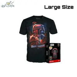 تیشرت بوبافت مشکی فانکو پاپ سایز L