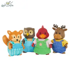 عروسک ۴ تایی دوستان حیات وحش Li’l Woodzeez