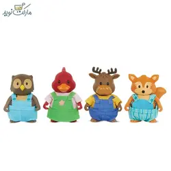 عروسک ۴ تایی دوستان حیات وحش Li’l Woodzeez