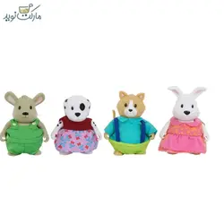 عروسک ۴ تایی دوستان حیوانات خانگی Li’l Woodzeez