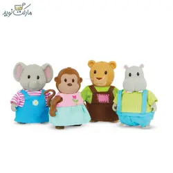 عروسک ۴ تایی دوستان حیوانات جنگل Li’l Woodzeez