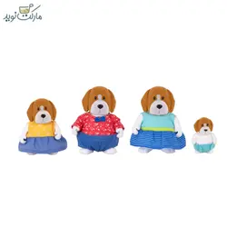 عروسک خانواده 4 Li’l Woodzeez تایی مدل Houndsley Beagles