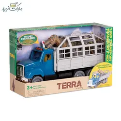 ست بازی کامیون جابجایی تیرکس Terra