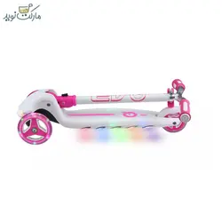 اسکوتر مینی تاشو EVO صورتی چراغ‌دار