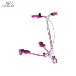 اسکوتر EVO صورتی با چرخ چراغ دار
