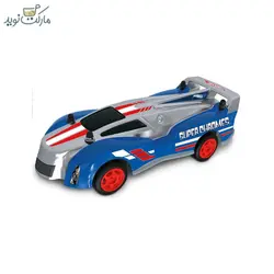 ماشین کنترلی Hot Wheels طوسی آبی مقیاس 1:28 سری Race Team
