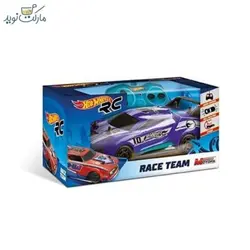 ماشین کنترلی Hot Wheels بنفش مقیاس 1:28 سری Race Team