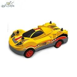 ماشین کنترلی Hot Wheels زرد مقیاس 1:28 سری Race Team