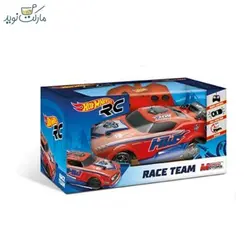 ماشین کنترلی Hot Wheels قرمز مقیاس 1:28 سری Race Team