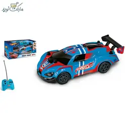 ماشین کنترلی Hot Wheels آبی قرمز مقیاس 1:28 سری Race Team