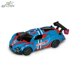 ماشین کنترلی Hot Wheels آبی قرمز مقیاس 1:28 سری Race Team