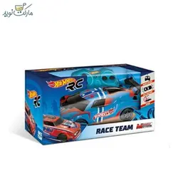 ماشین کنترلی Hot Wheels آبی قرمز مقیاس 1:28 سری Race Team