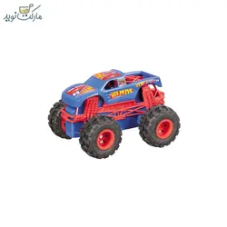 ماشین کنترلی Hot Wheels آبی مقیاس 1:43 سری Monster Trucks