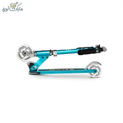 اسکوتر اسپرایت تاشو آبی چراغ دار سری Micro