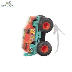 ماشین کنترلی Hot Wheels نارنجی مقیاس 1:43 سری Monster Trucks