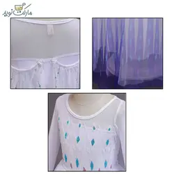لباس سفید پرنسس السا سایز 14