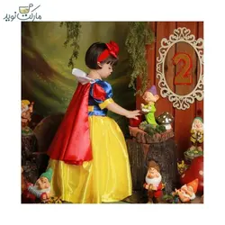 لباس پرنسس سفید برفی سایز 14